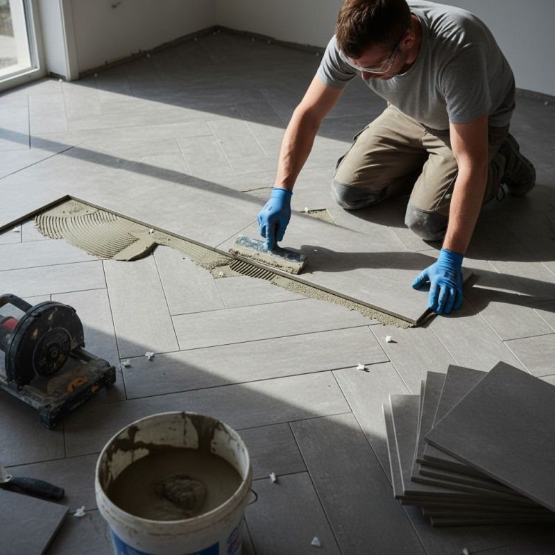 Cement Floor Installation